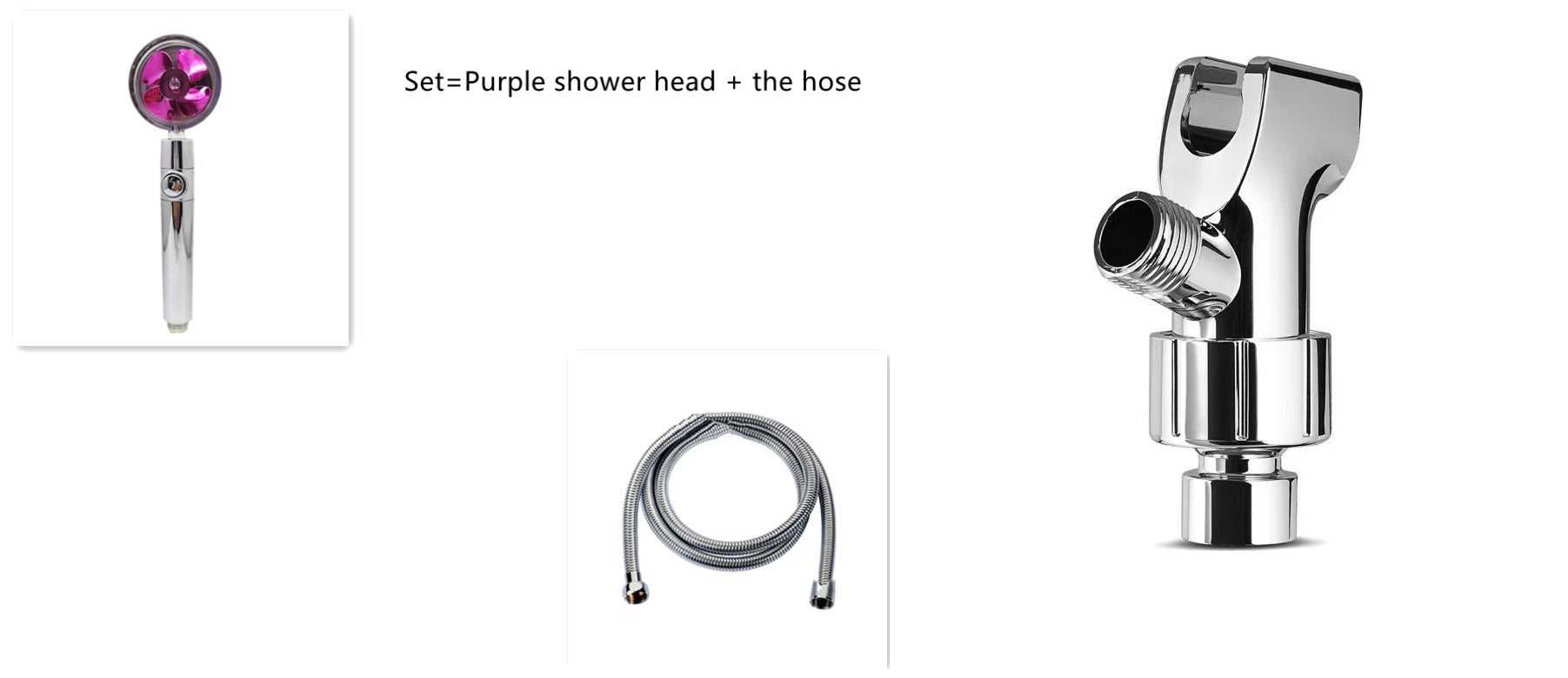 360° Rotating Water-Saving Shower Head – High Pressure