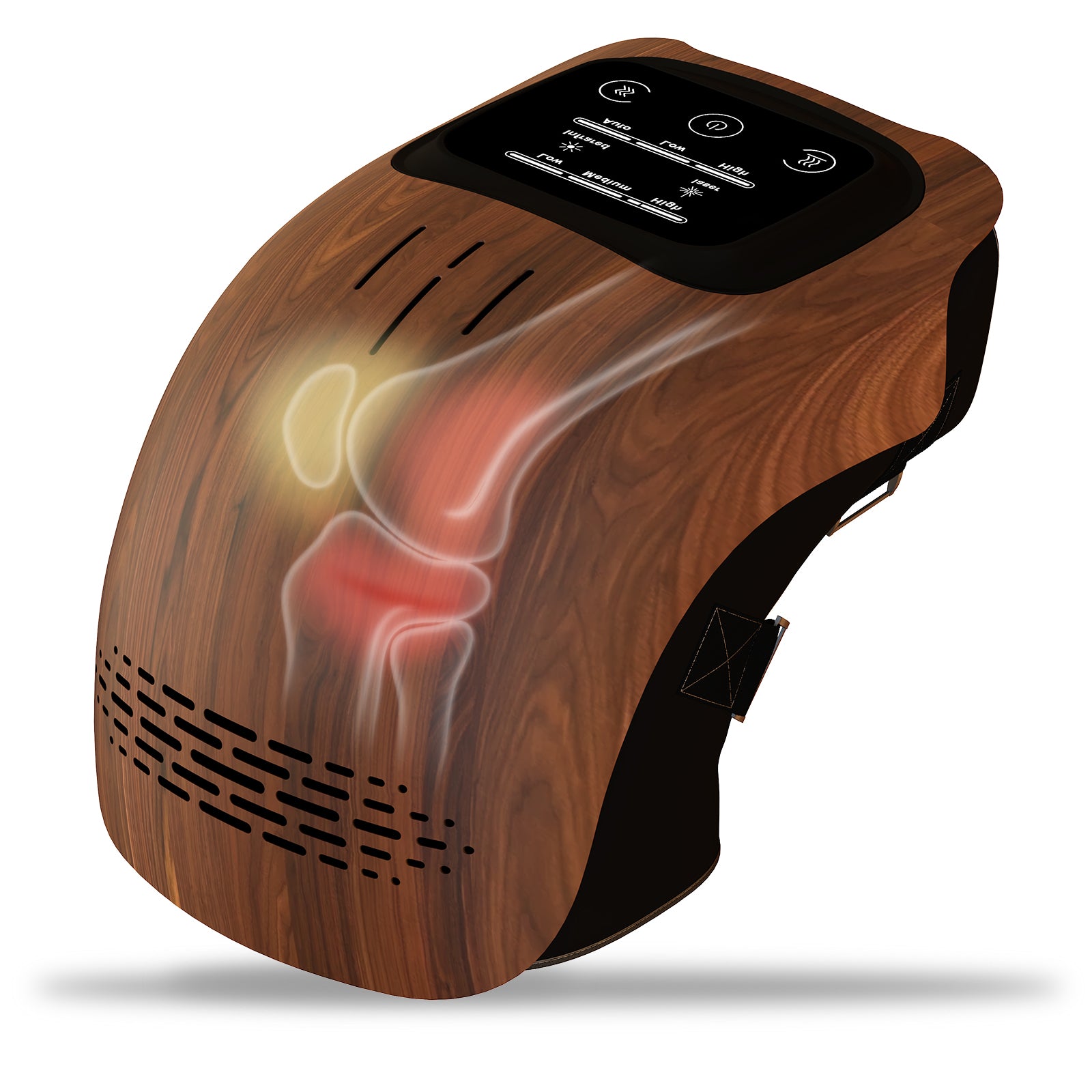 Intelligent Heated Knee Massager – Rechargeable Infrared Laser Therapy for Pain Relief