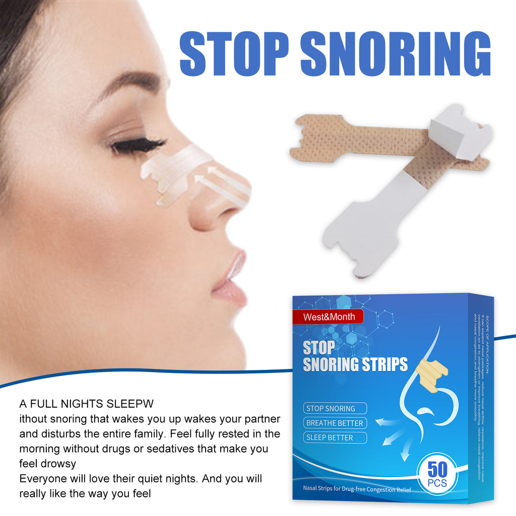 Magnetic nasal strips for breathing