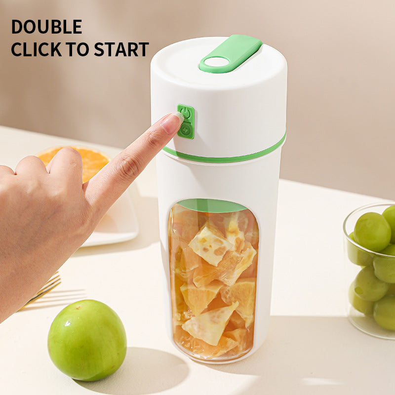 Portable USB Electric Juicer Blender - Wireless Fruit Orange Mixer, Ice Crusher Cup