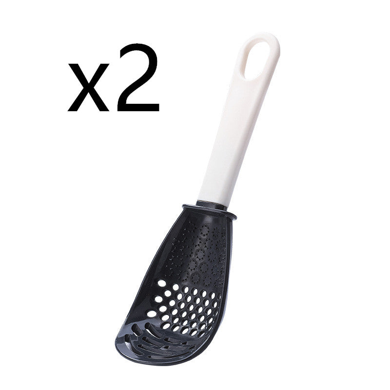 5-in-1 Garlic Press Spoon Masher – Kitchen Multi-Tool
