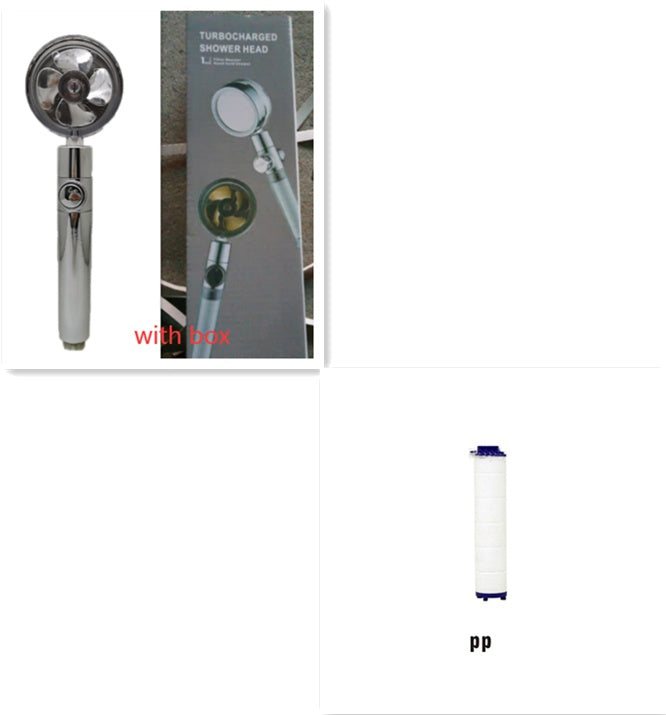 360° Rotating Water-Saving Shower Head – High Pressure