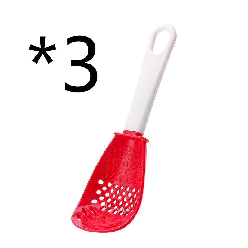 5-in-1 Garlic Press Spoon Masher – Kitchen Multi-Tool
