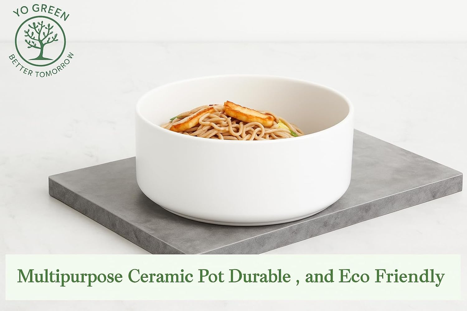 Ceramic Single Pot for Lucky Brazilian Wood Plant for Living Room - Healthy Indoor Feng Shui Plant, Low Maintenance Air Purifying Decor