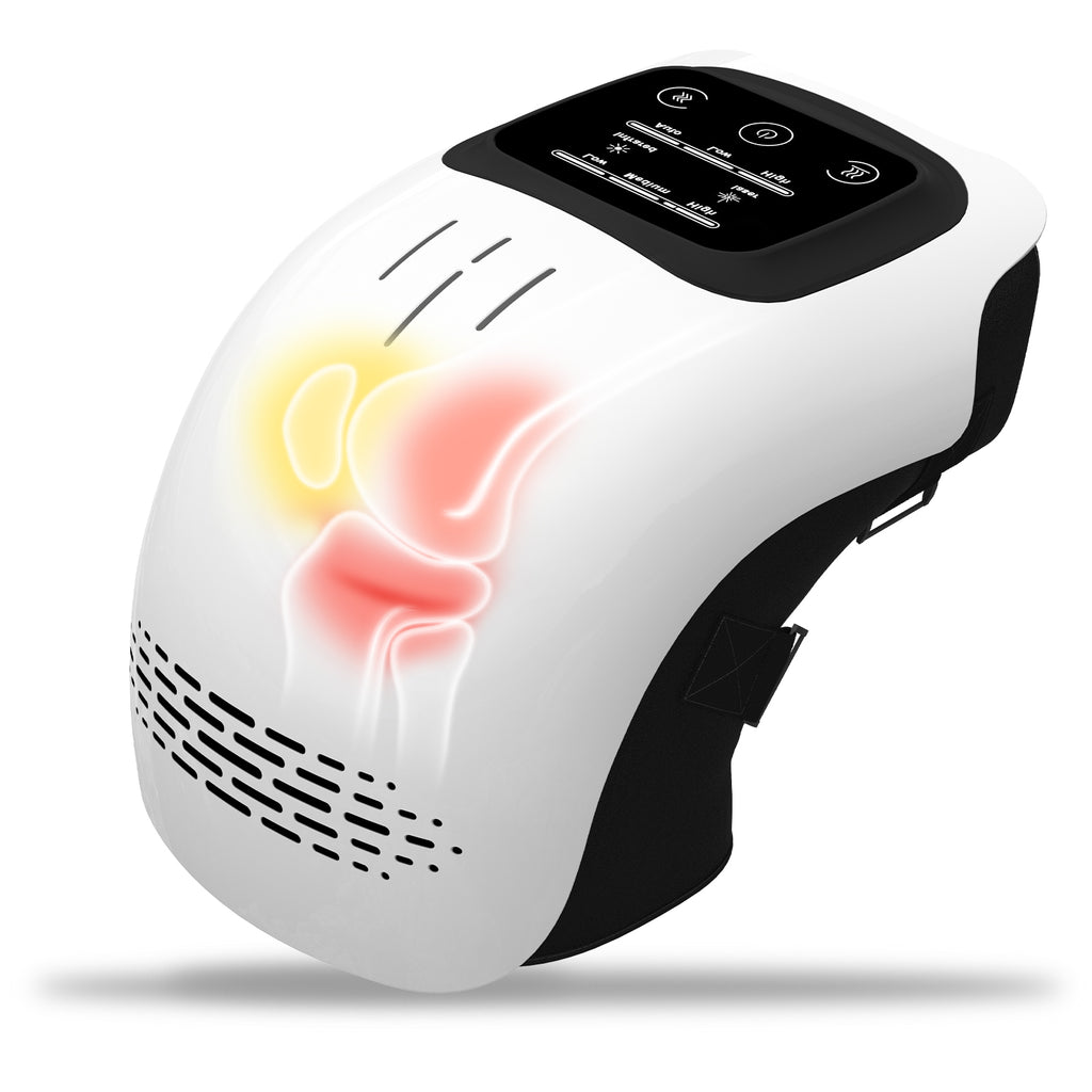 Intelligent Heated Knee Massager – Rechargeable Infrared Laser Therapy for Pain Relief