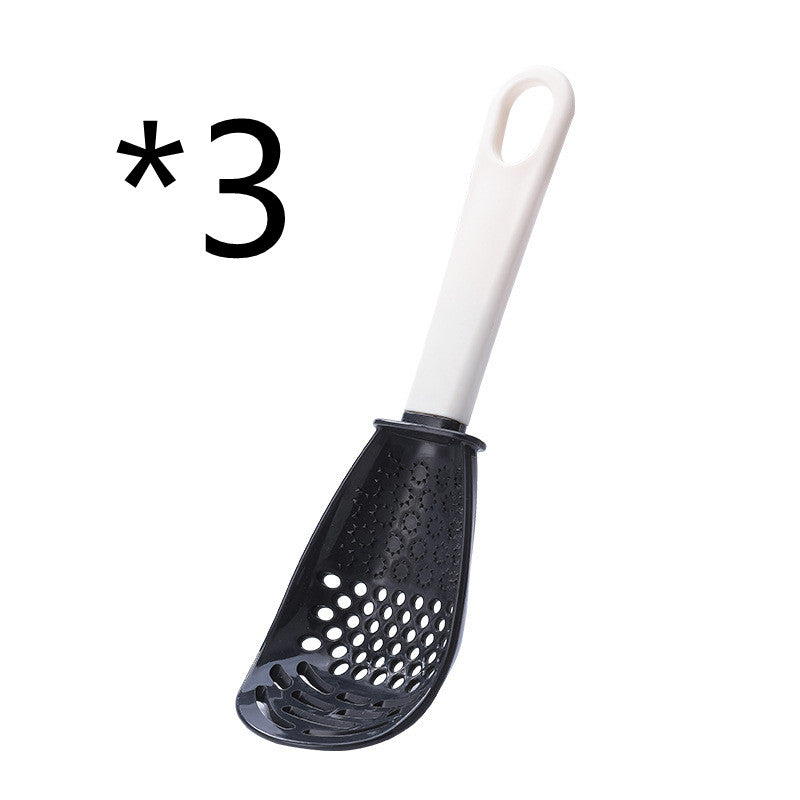 5-in-1 Garlic Press Spoon Masher – Kitchen Multi-Tool