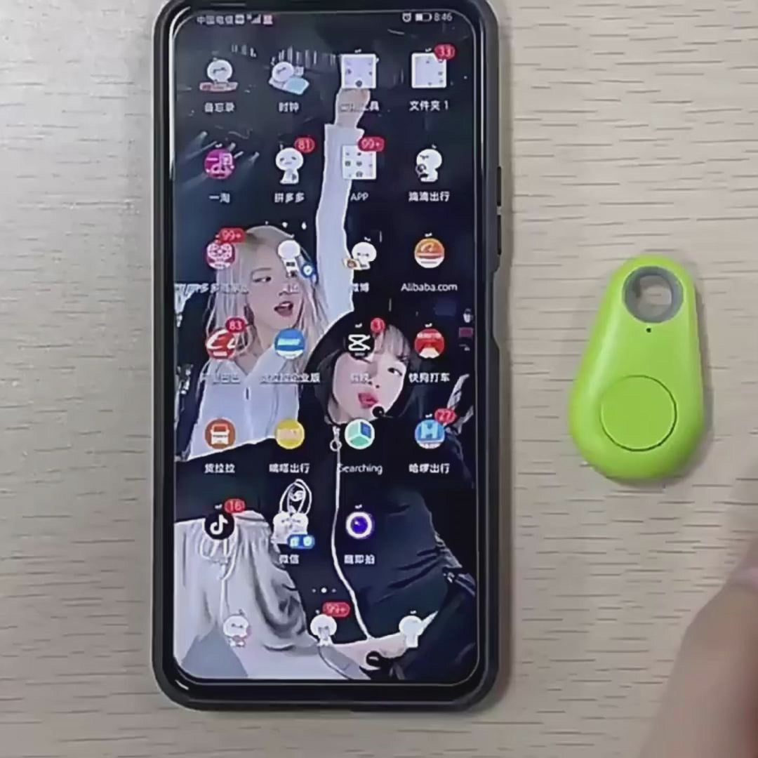 Water Drop Bluetooth-compatible Anti Lost Object Finder