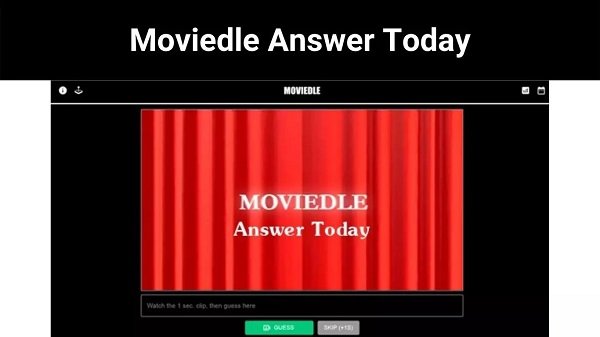 Moviedle Answer Today (2022) Know Here